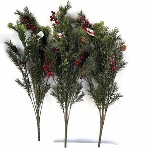 Christmas Floral Decor Lot